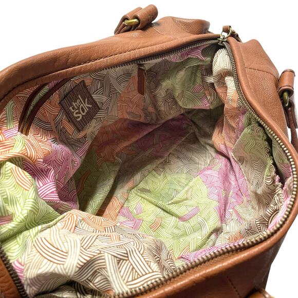 the sak Leather Duffel Satchel (Brown) - Picture 8 of 11